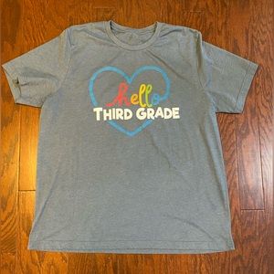 Third grade teacher t-shirt size 2xl